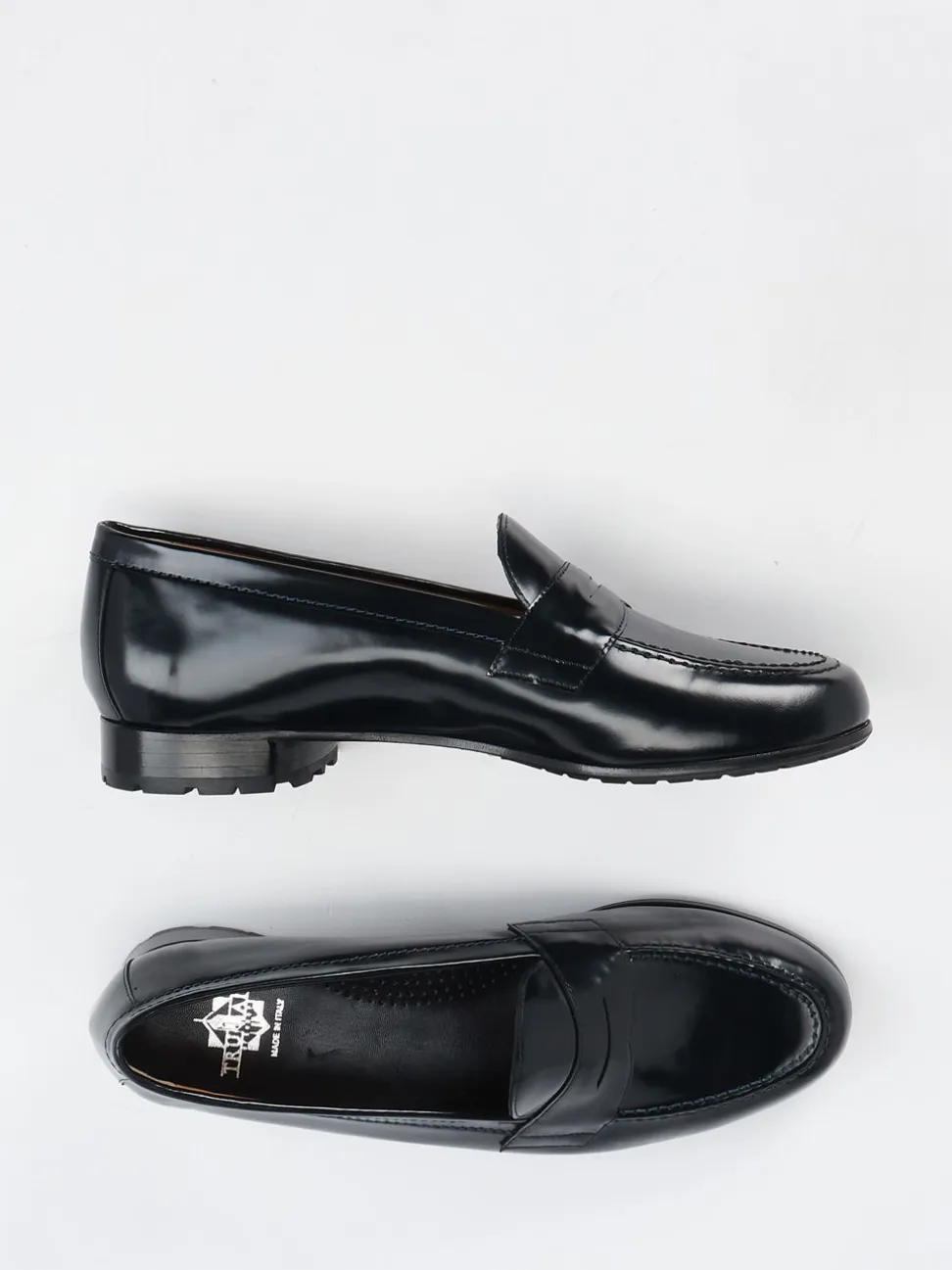 Truman's – Loafer aus Hochglanzleder in Blau