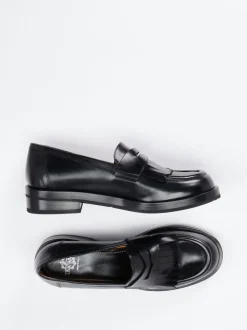 Truman's – Loafer aus Kalbleder schwarz glänzend