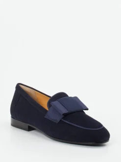 Truman's – Loafer aus Veloursleder marineblau