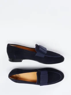 Truman's – Loafer aus Veloursleder marineblau