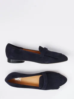Truman's – Loafer aus Veloursleder dunkelblau