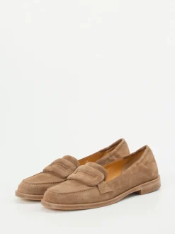 Truman's – Loafer aus Veloursleder sandbraun