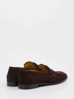 Truman's – Loafer aus Veloursleder Dunkelbraun