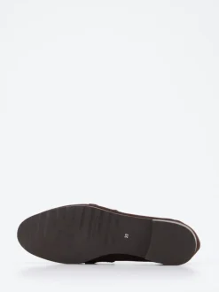 Truman's – Loafer aus Veloursleder Dunkelbraun
