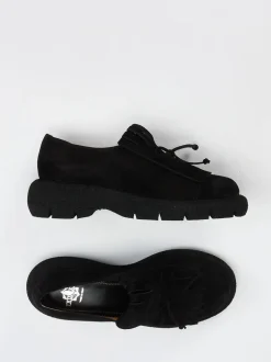 Truman's – Loafer aus Veloursleder in Schwarz