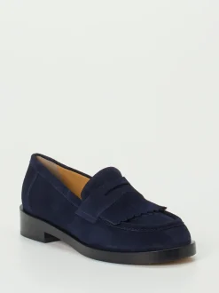 Truman's – Loafer aus Veloursleder Dunkelblau