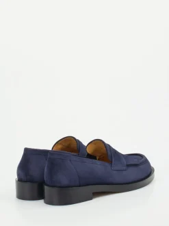 Truman's – Loafer aus Veloursleder Dunkelblau