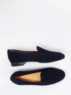 Truman's – Loafer aus Veloursleder Dunkelblau