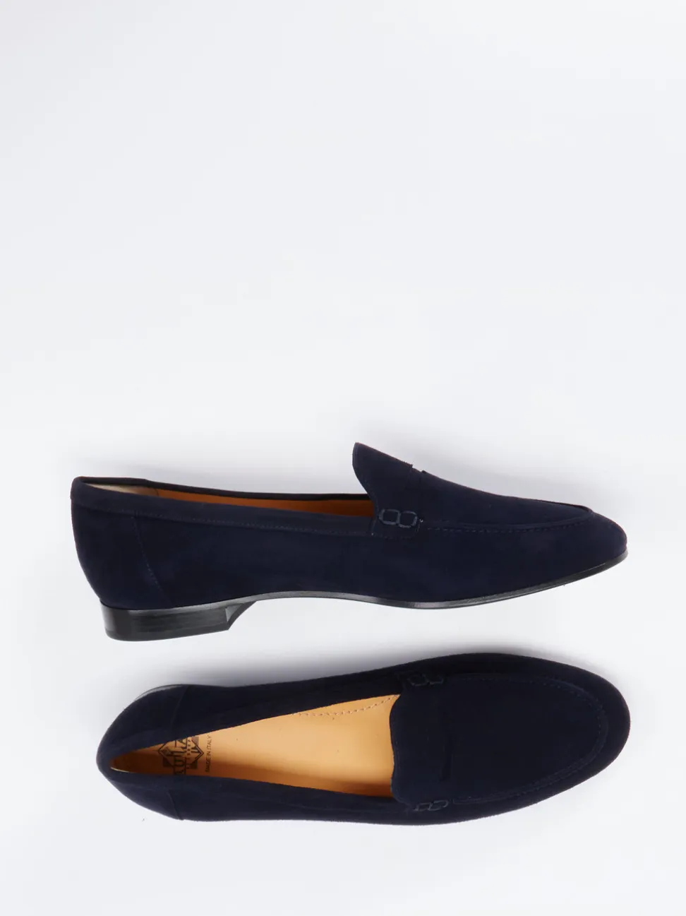 Truman's – Loafer aus Veloursleder Dunkelblau