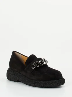 Truman's – Loafer aus Veloursleder Schwarz