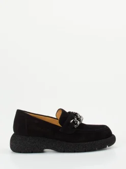 Truman's – Loafer aus Veloursleder Schwarz