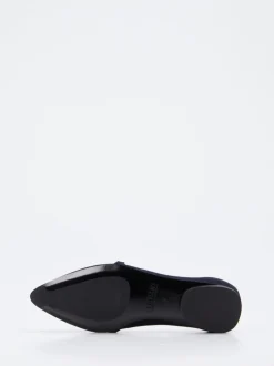 Truman's – Mary Jane Ballerinas aus Veloursleder Dunkelblau