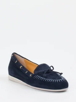 Truman's – Mokassins aus Veloursleder Dunkelblau