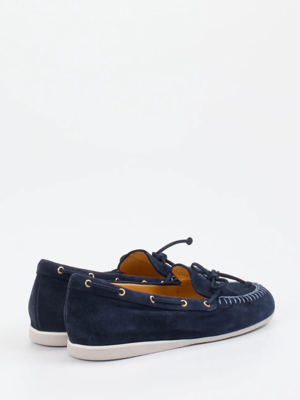 Truman's – Mokassins aus Veloursleder Dunkelblau