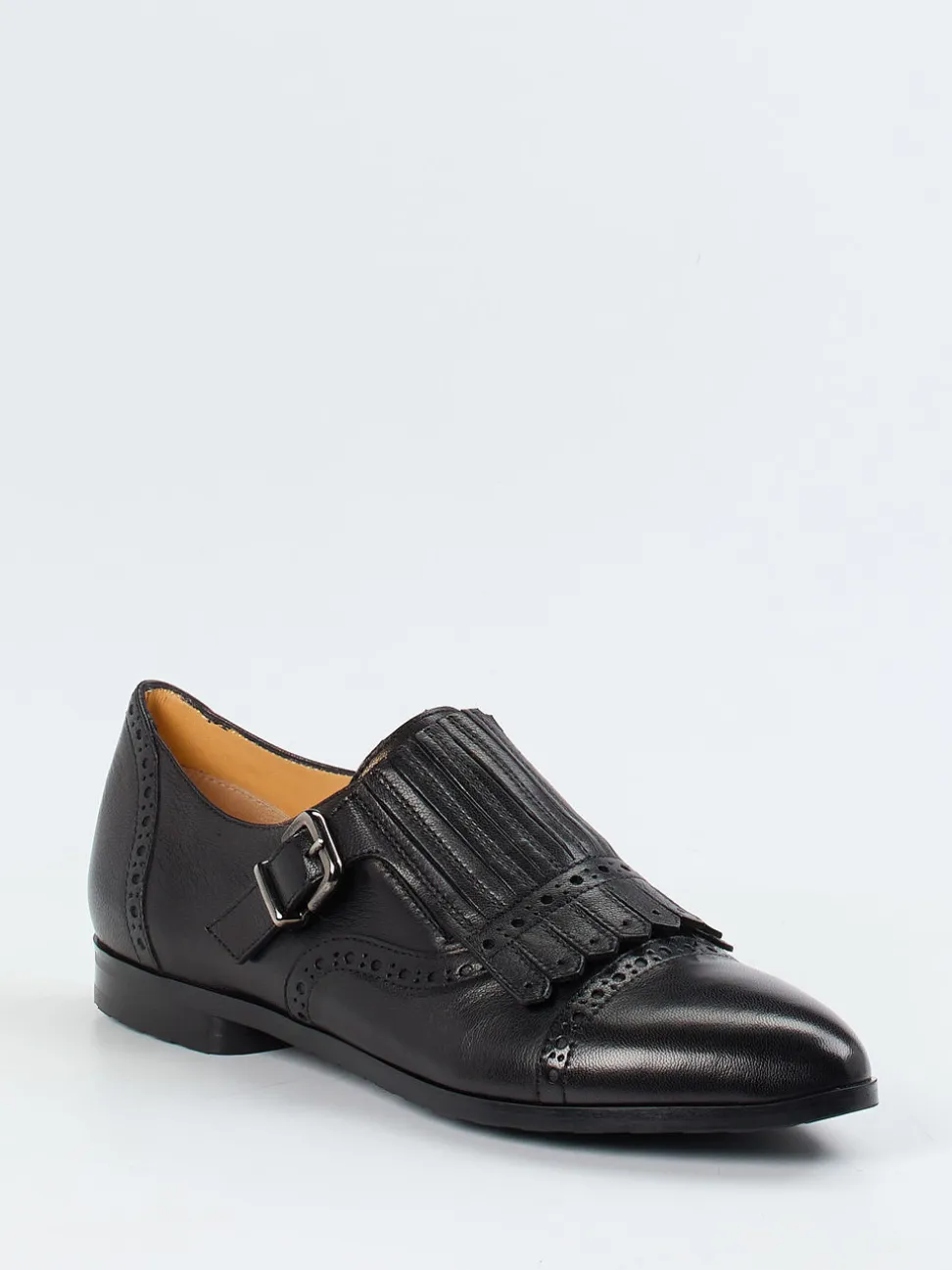 Truman's – Monkstrap aus Lammleder Schwarz