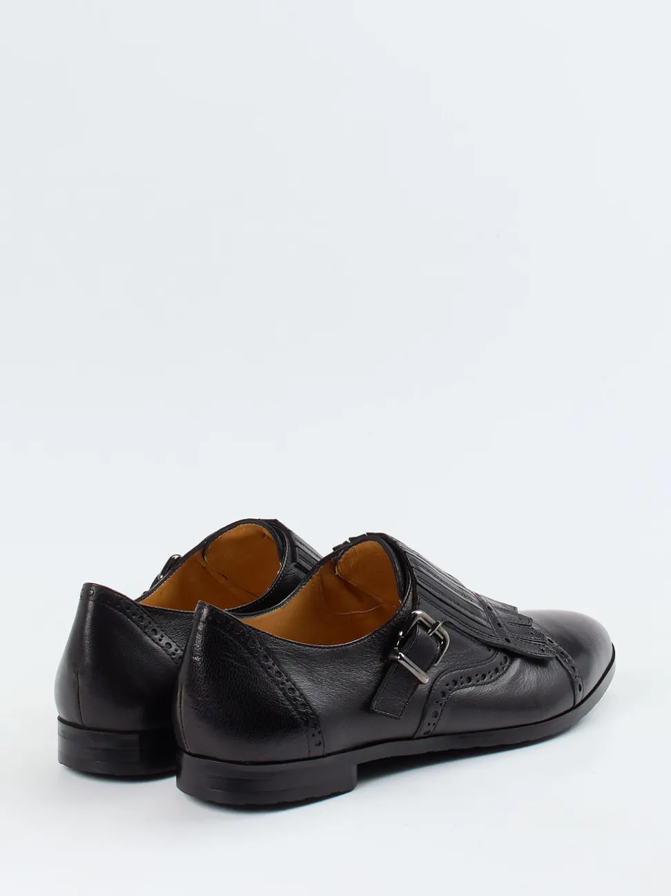 Truman's – Monkstrap aus Lammleder Schwarz