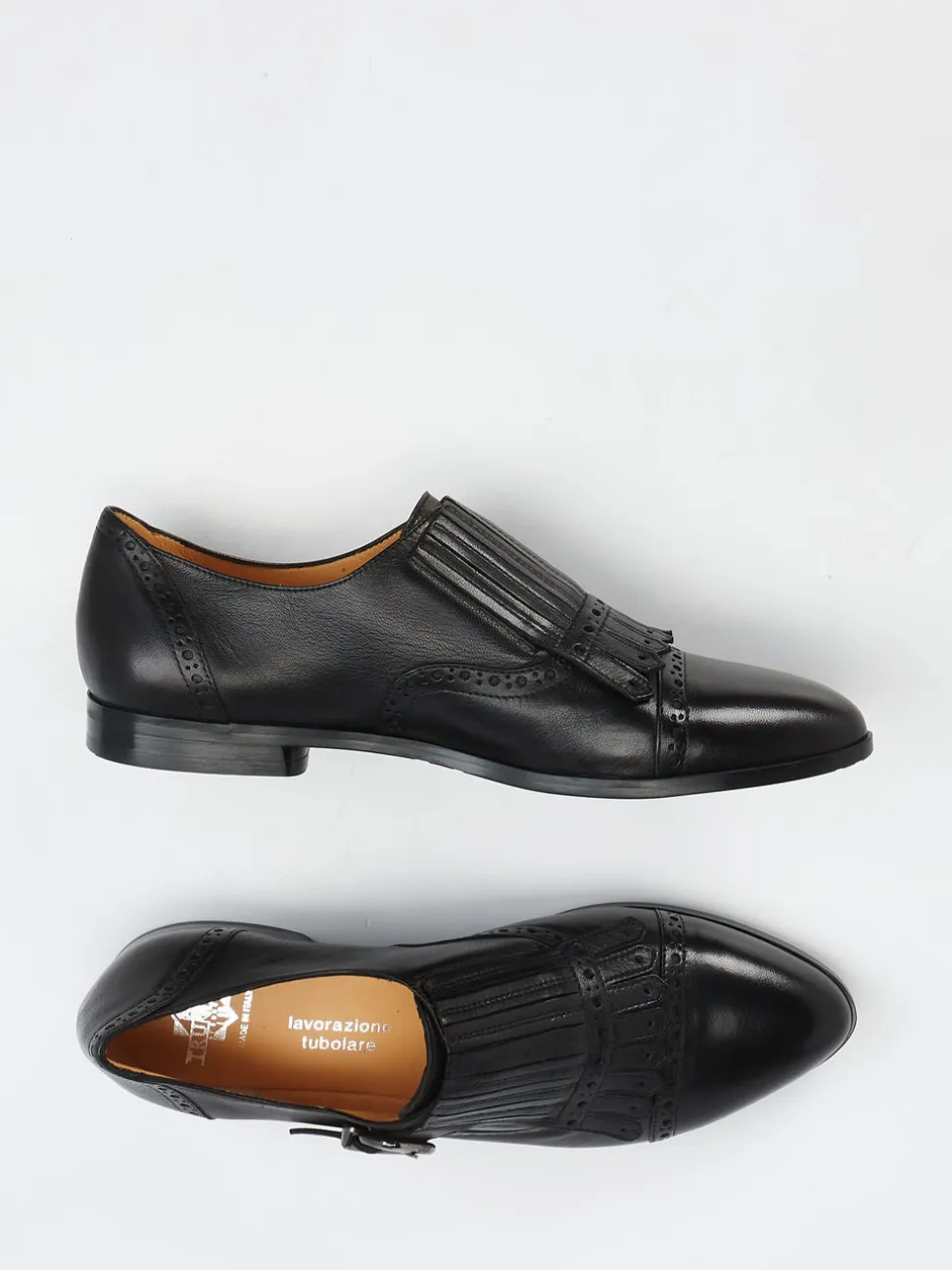 Truman's – Monkstrap aus Lammleder Schwarz
