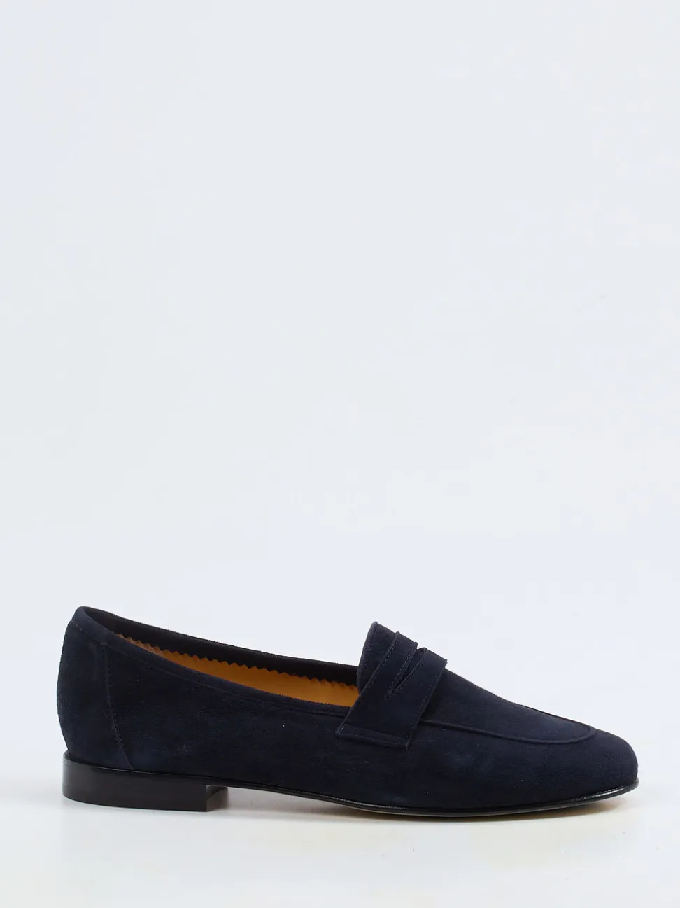 Truman's – Penny Loafer aus Veloursleder dunkelblau