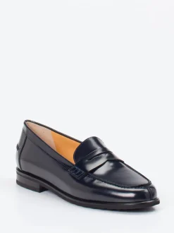Truman's – Penny Loafer aus Lammleder in Tintenblau