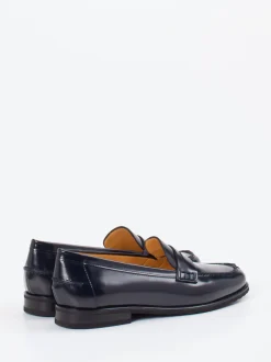 Truman's – Penny Loafer aus Lammleder in Tintenblau