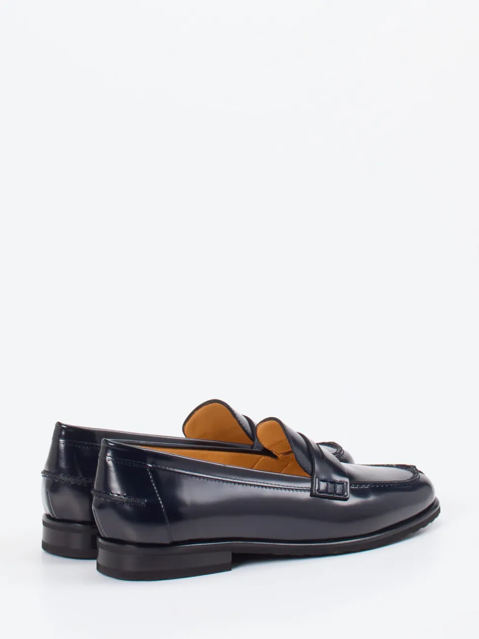 Truman's – Penny Loafer aus Lammleder in Tintenblau