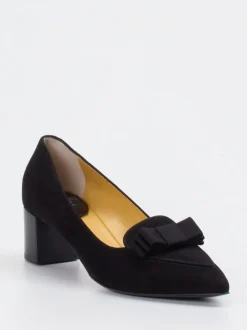 Truman's – Pumps aus Veloursleder in Schwarz