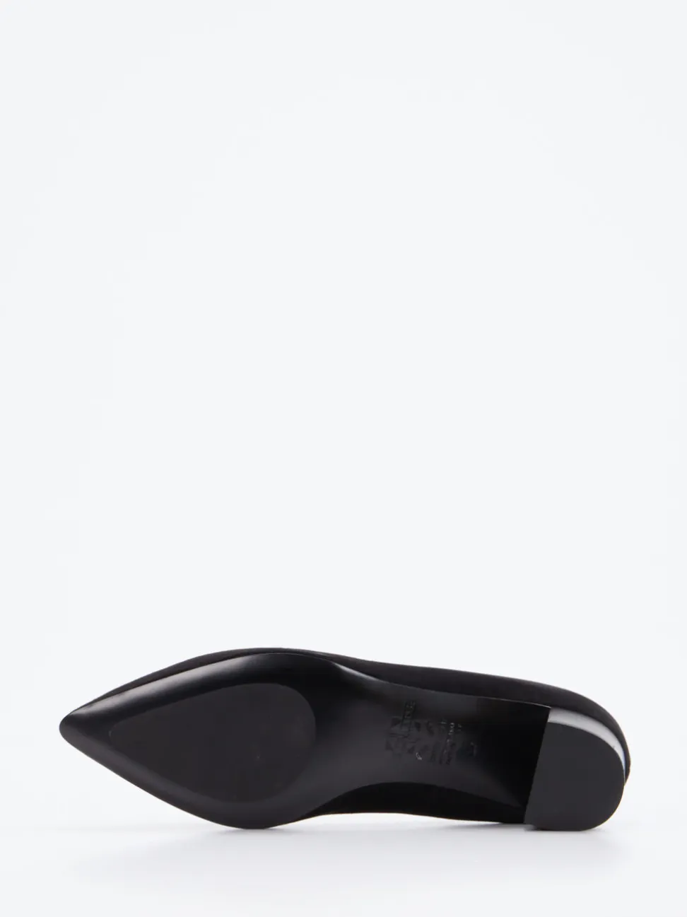 Truman's – Pumps aus Veloursleder in Schwarz
