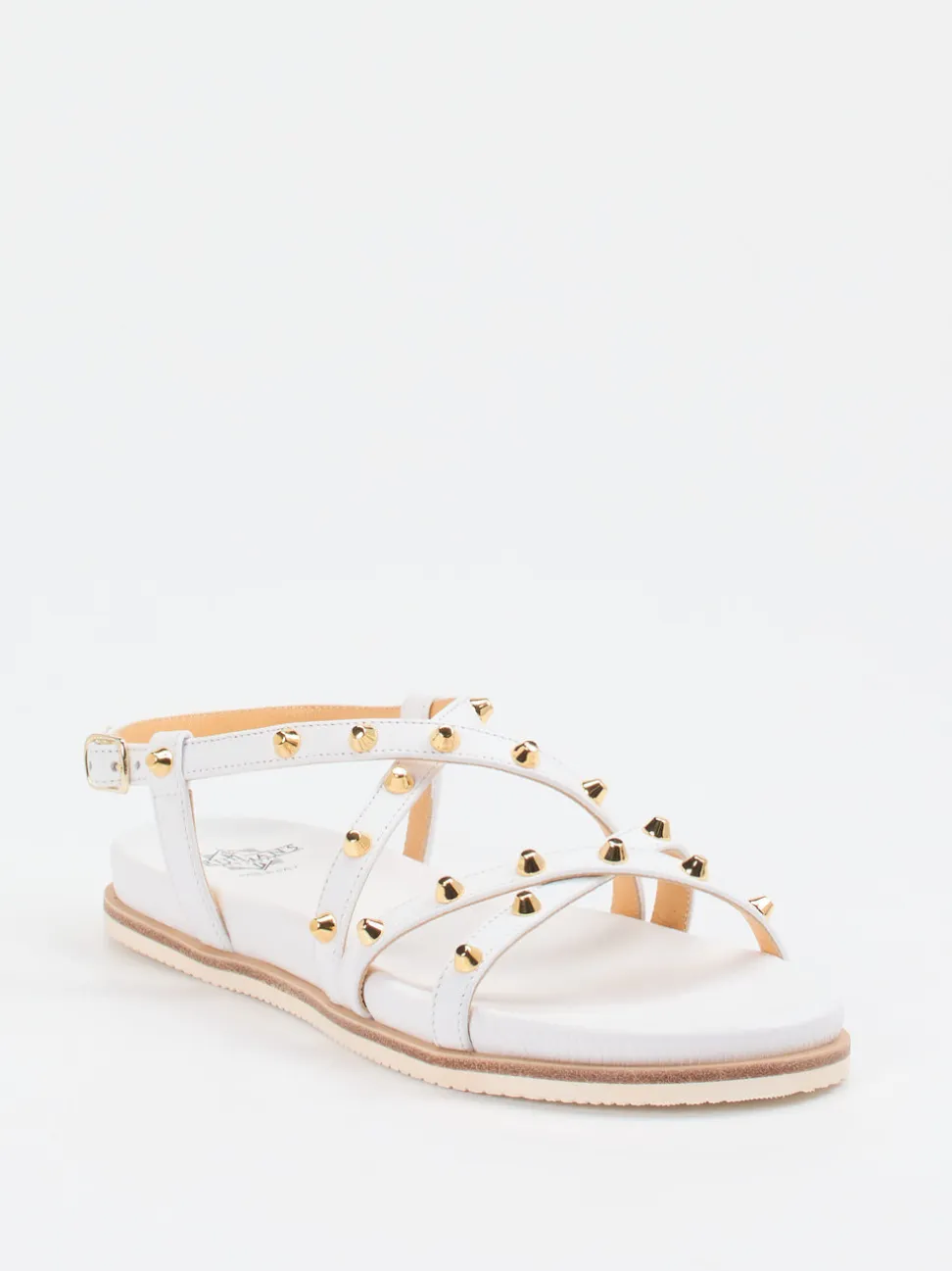 Truman's – Riemchensandalen aus Leder Weiß