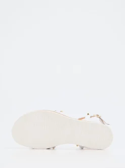 Truman's – Riemchensandalen aus Leder Weiß