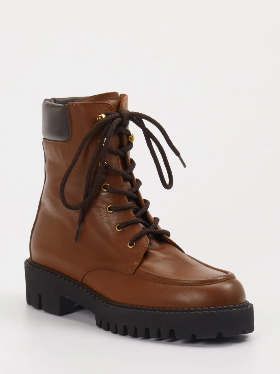 Truman's – Schnürboots aus Lammleder braun