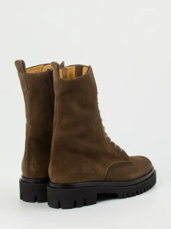 Truman's – Schnürboots aus Veloursleder braun