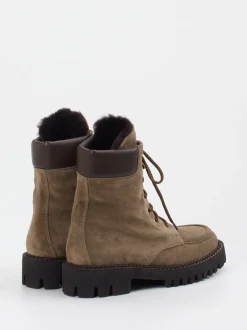 Truman's – Schnürboots aus Veloursleder in Braun