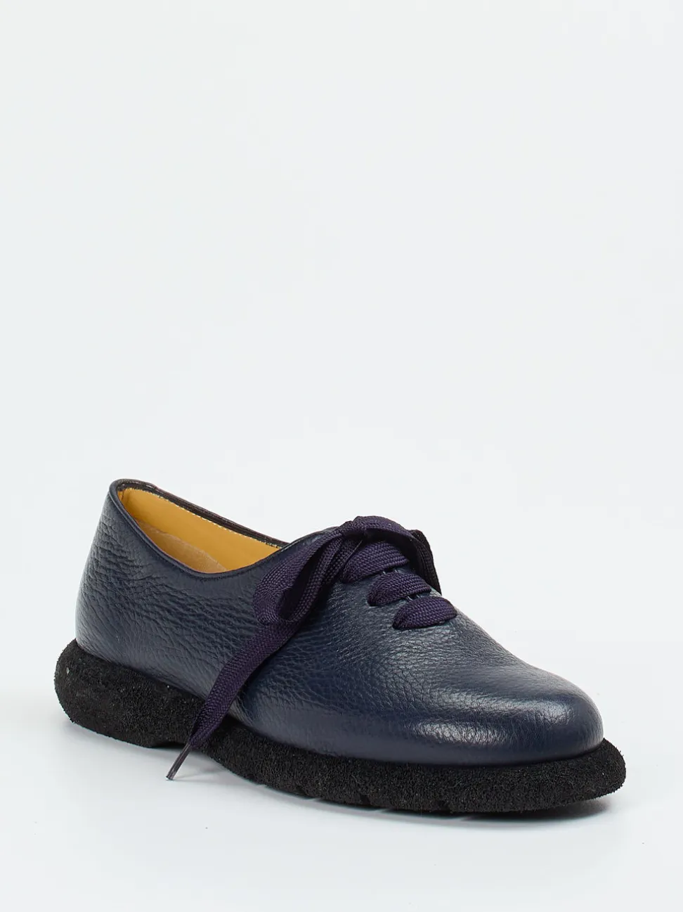 Truman's – Schnürschuh aus Elchleder Dunkelblau