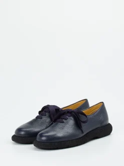 Truman's – Schnürschuh aus Elchleder Dunkelblau