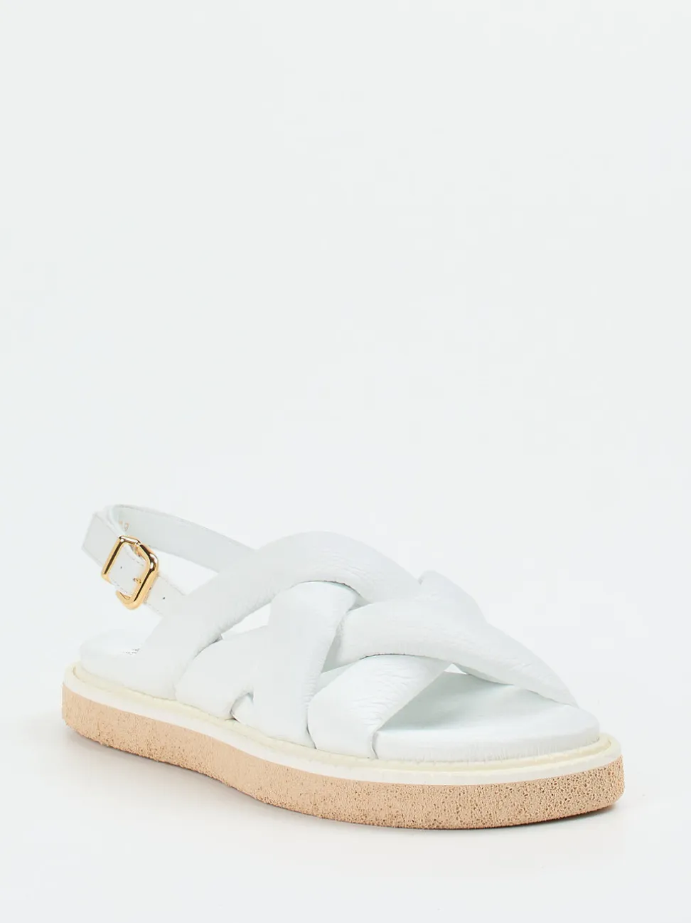 Truman's – Slingback-Sandalen aus Hirschleder weiß