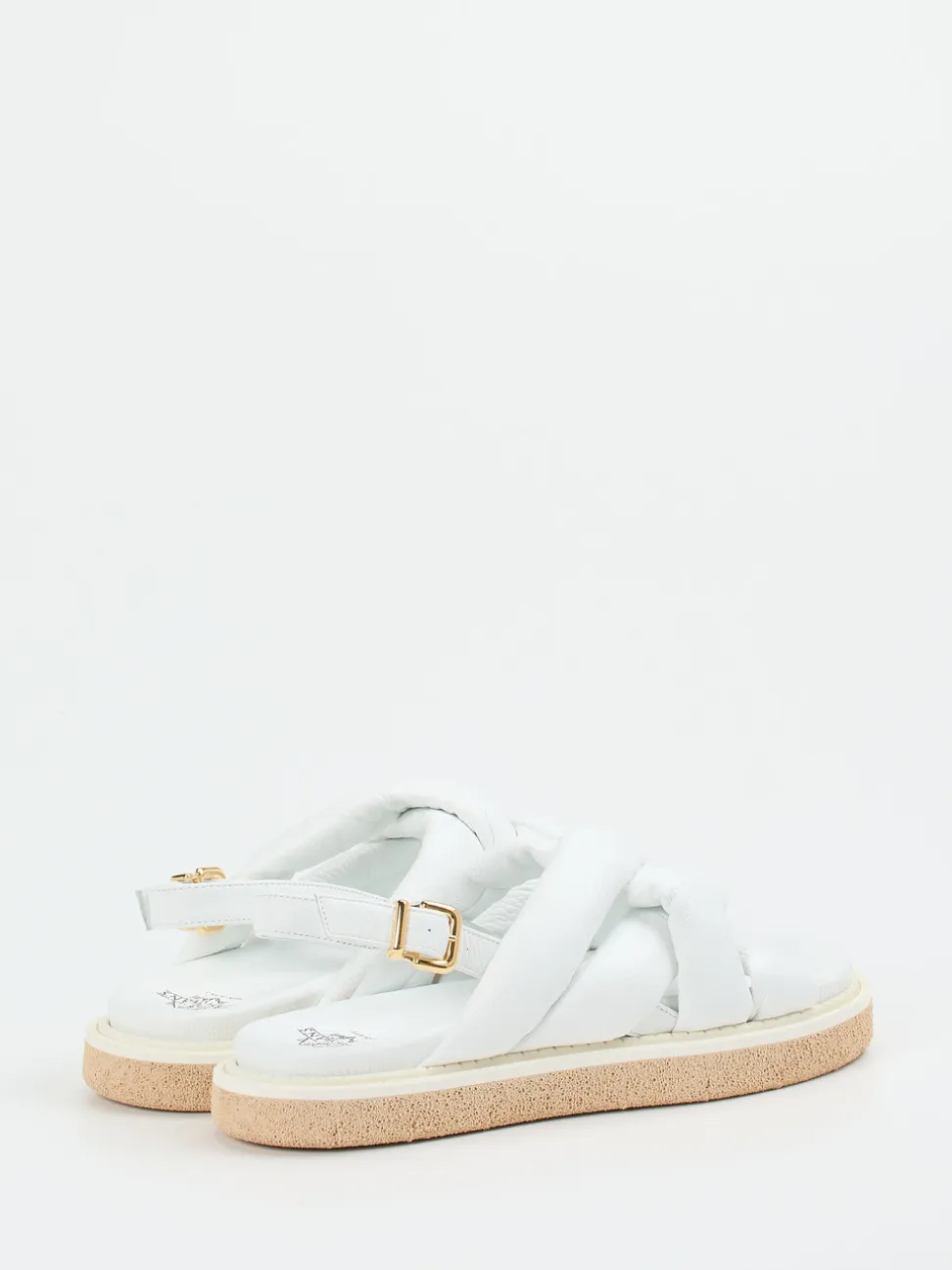 Truman's – Slingback-Sandalen aus Hirschleder weiß