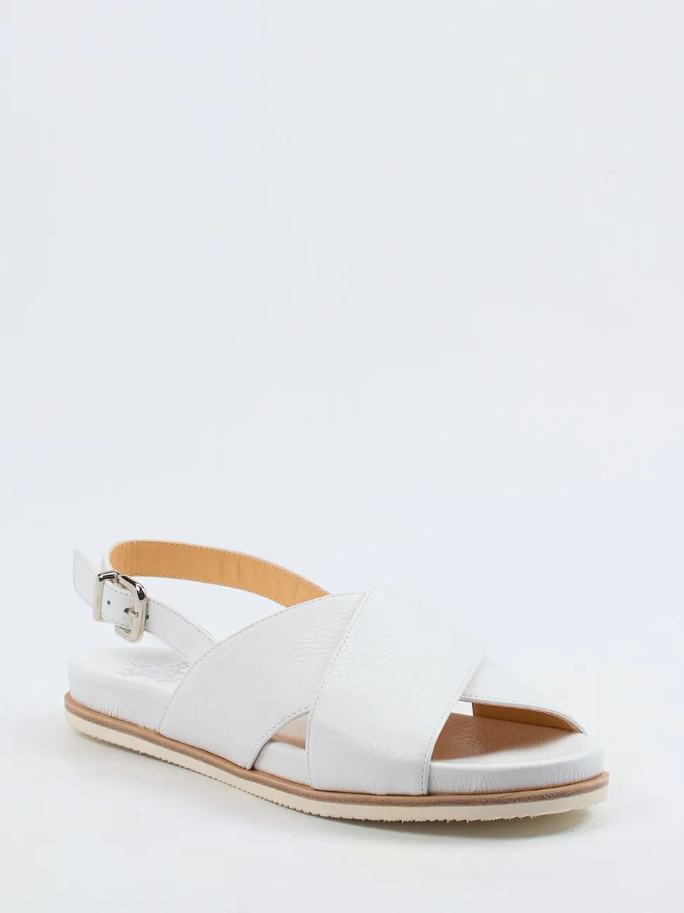 Truman's – Slingback-Sandale aus Hirschleder Offwhite