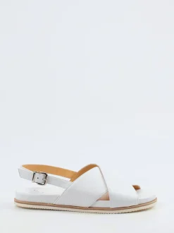 Truman's – Slingback-Sandale aus Hirschleder Offwhite