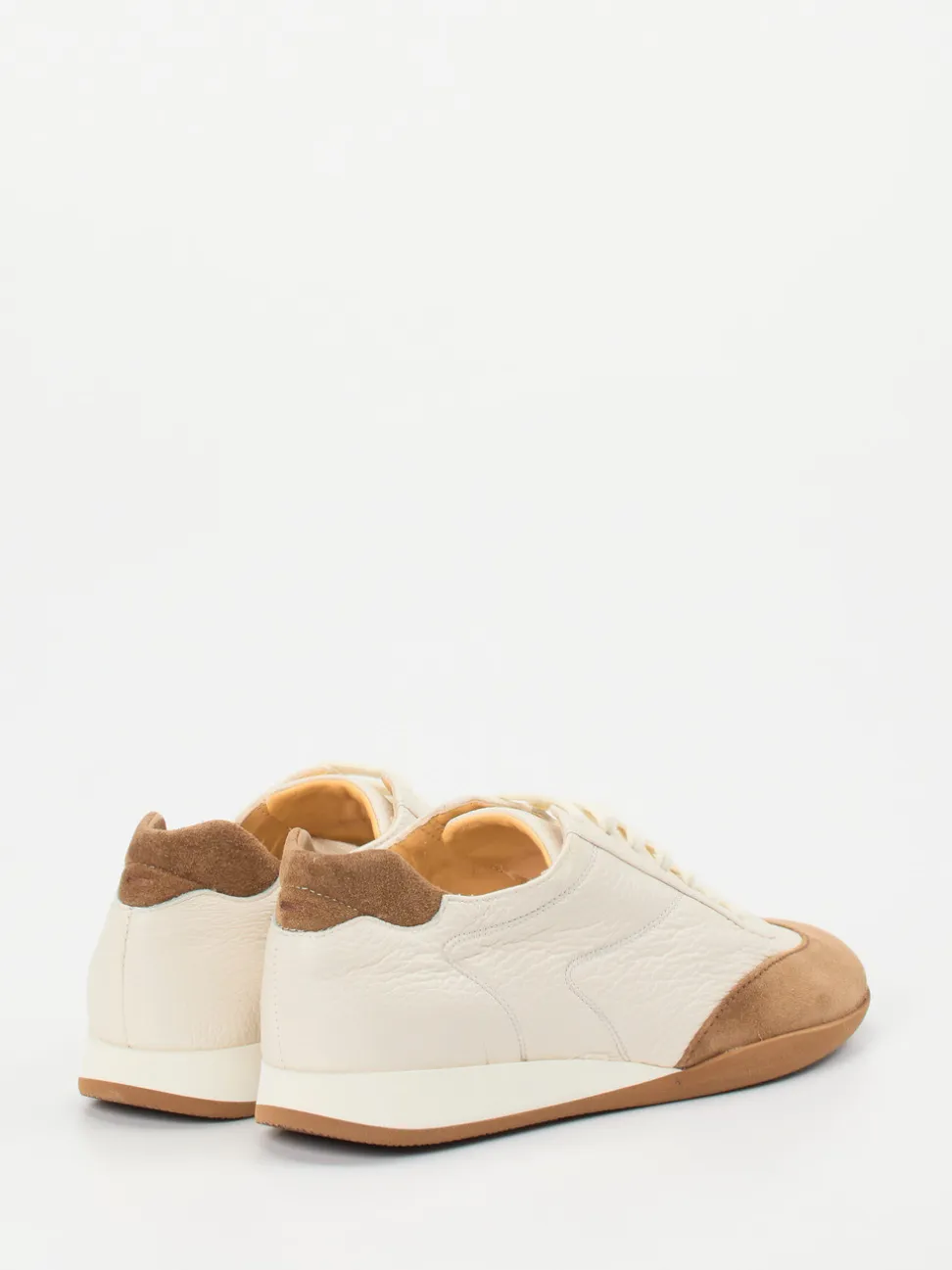 Truman's – Sneaker aus Hirschleder cremeweiß