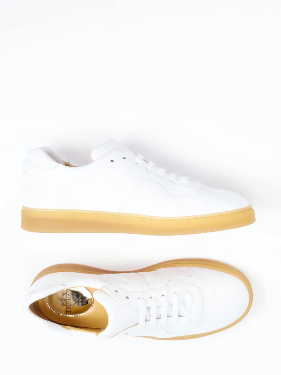 Truman's – Sneaker aus Kalbleder in Weiß