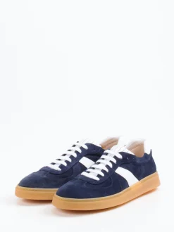 Truman's – Sneaker aus Kalbleder in Dunkelblau