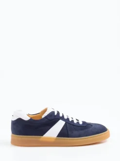 Truman's – Sneaker aus Kalbleder in Dunkelblau