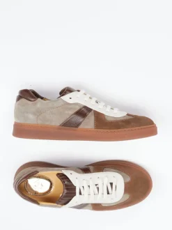 Truman's – Sneaker aus Veloursleder in Braun