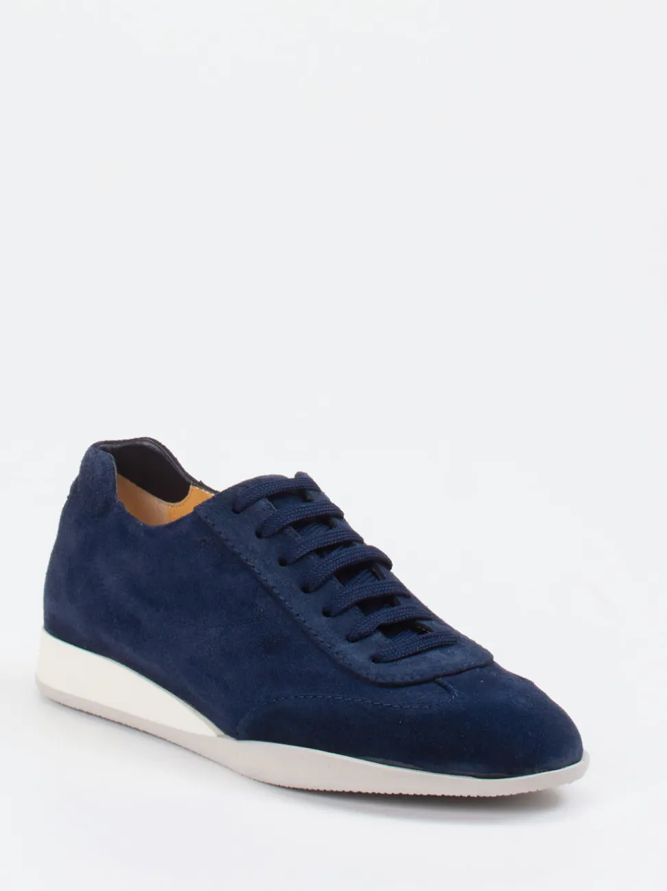 Truman's – Sneaker aus Veloursleder Dunkelblau
