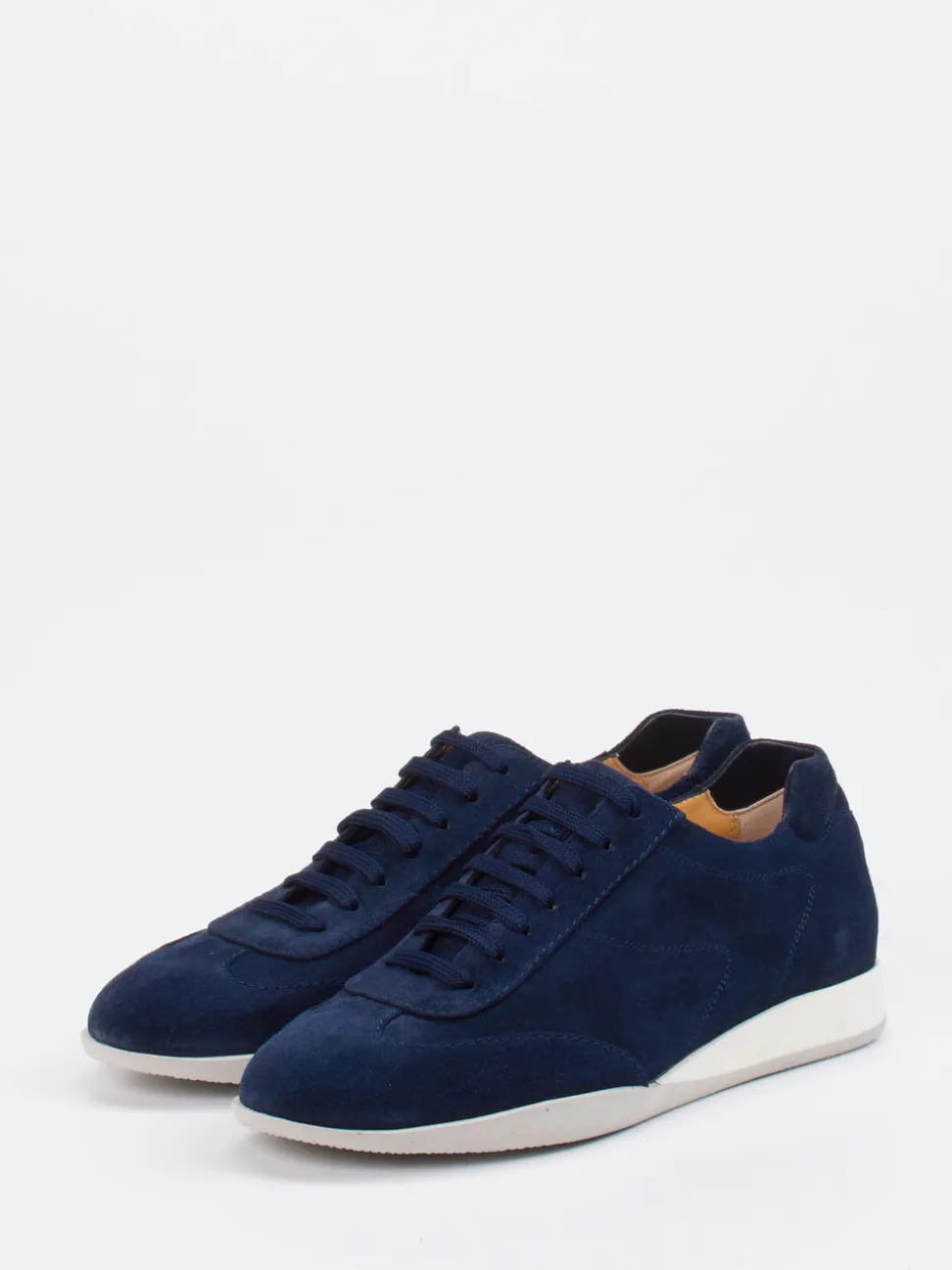 Truman's – Sneaker aus Veloursleder Dunkelblau