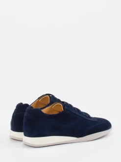 Truman's – Sneaker aus Veloursleder Dunkelblau