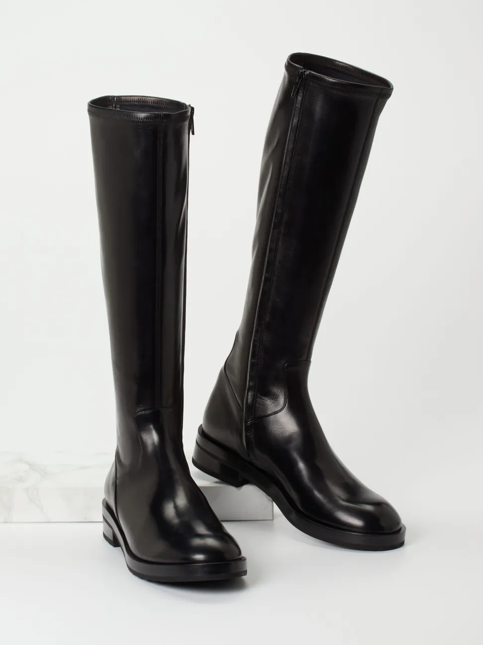 Truman's – Stiefel aus Kalbleder in Schwarz