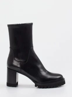 Truman's – Stiefelette aus Glattleder Schwarz