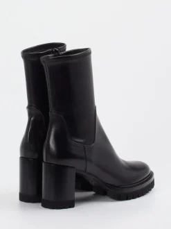 Truman's – Stiefelette aus Glattleder Schwarz