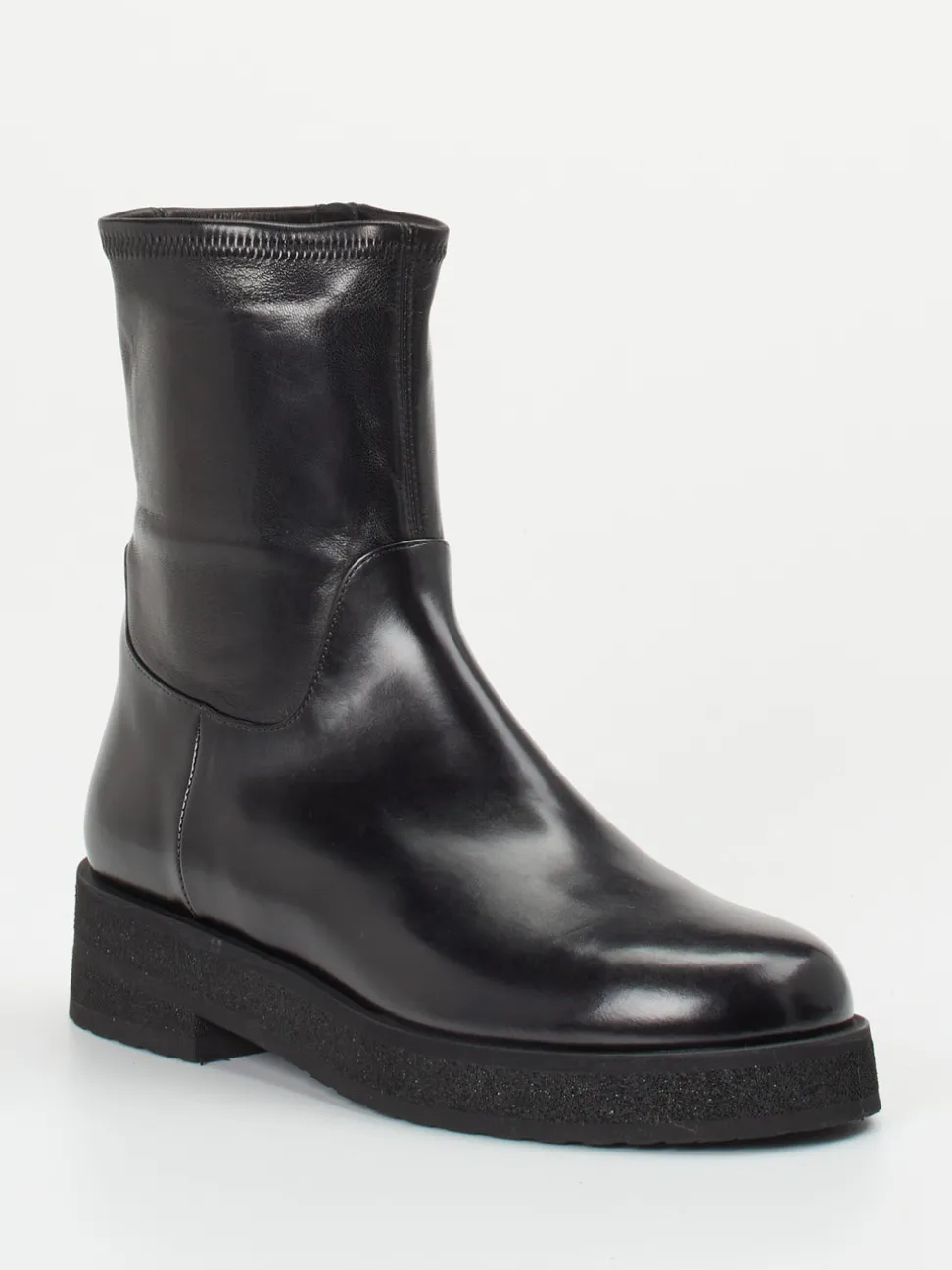 Truman's – Stiefelette aus Glattleder schwarz